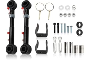 Yunnergo Front Sway Bar Links Compatible with 2.5''-6'' Wrangler TJ 1998-2006 Cherokee 1998-2006 Wrangler XJ 1984-2001 Lift Quicker Disconnects System