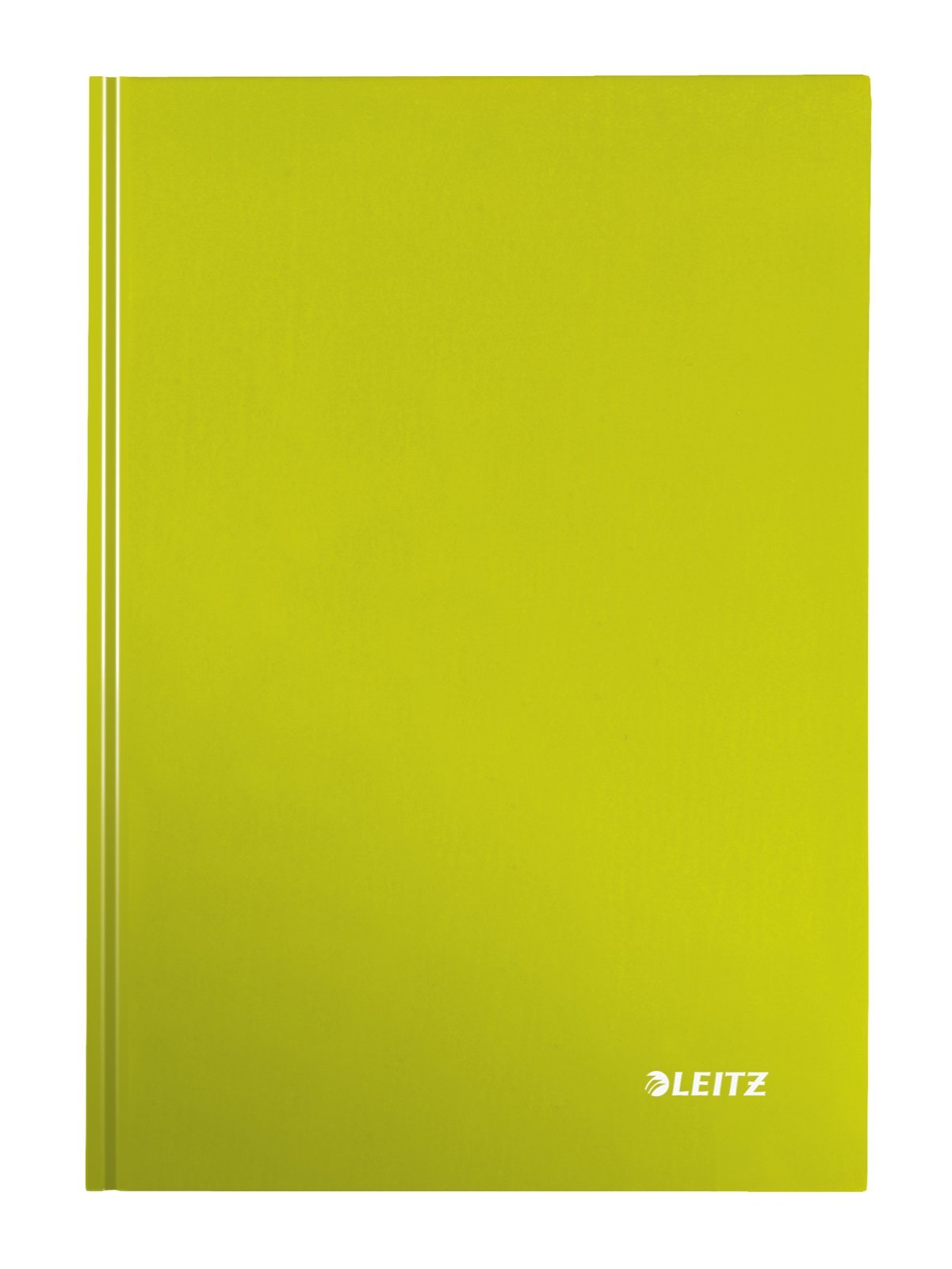 Leitz A5 Hard Cover Notebook, Green (80 Sheets, Ruled, 90 gsm Ivory Paper, Wow Range)
