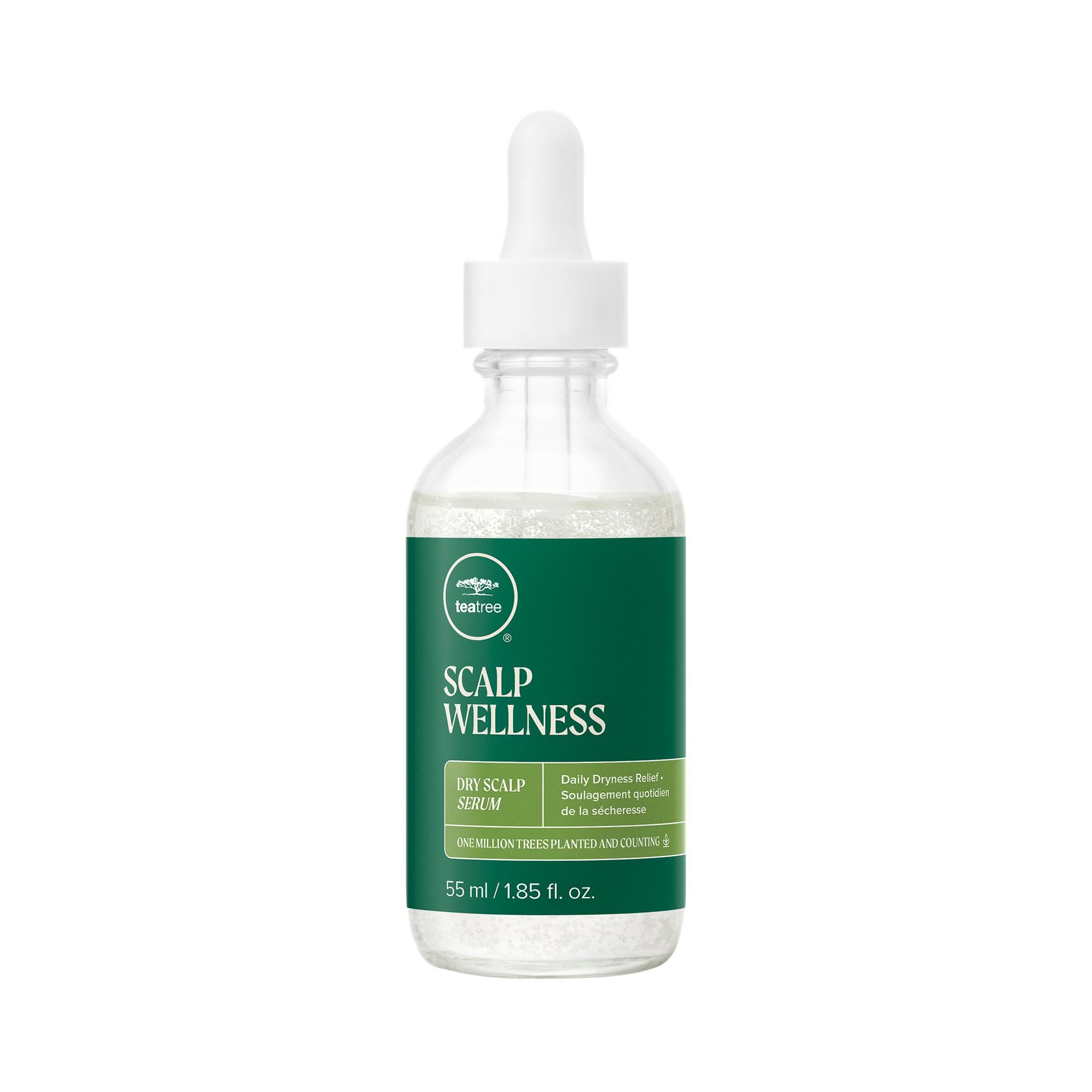 Tea Tree Scalp Wellness Dry Scalp Serum, Daily Dryness Relief, For Dry Hair + Scalps, 1.85 oz.