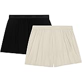 Hanes Women's Originals Pajama Shorts Pack, 2-Pack, Comfywear Pajamas for Women Set, Loungewear Clothing, Sleep Shorts