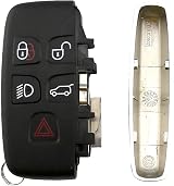 Heart Horse 5 Button Key Shell Case for Land Rover Range Rover Evoque LR4 view 4