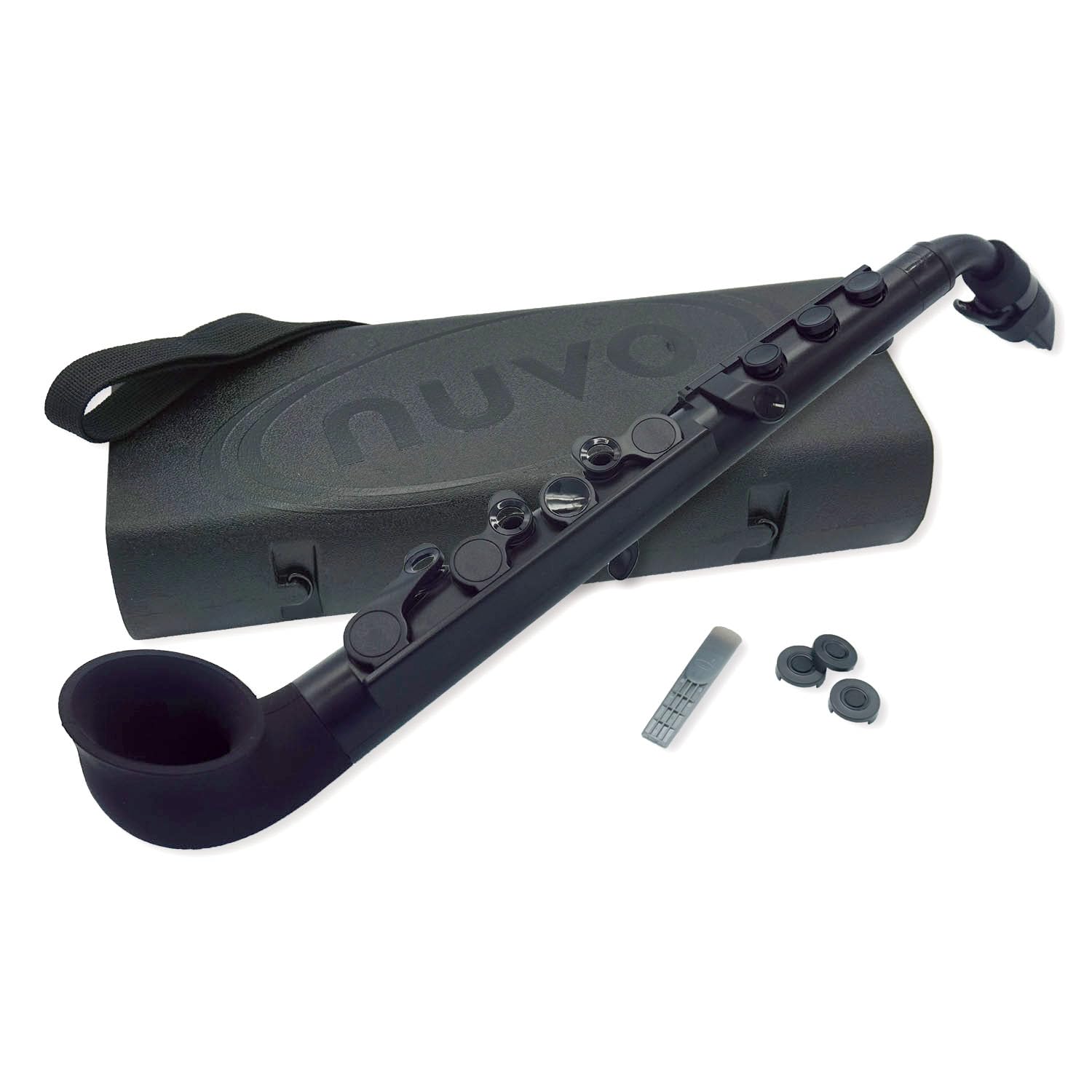 Nuvo N520JBBK jSax 2.0 in black and black, 7.3 cm*34.0 cm*13.4 cm