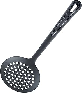 Westmark Schaumlöffel, Hitzebeständig bis 270 °C, PPA, Länge: 32,2 cm, Gentle Plus, Schwarz, 28502275