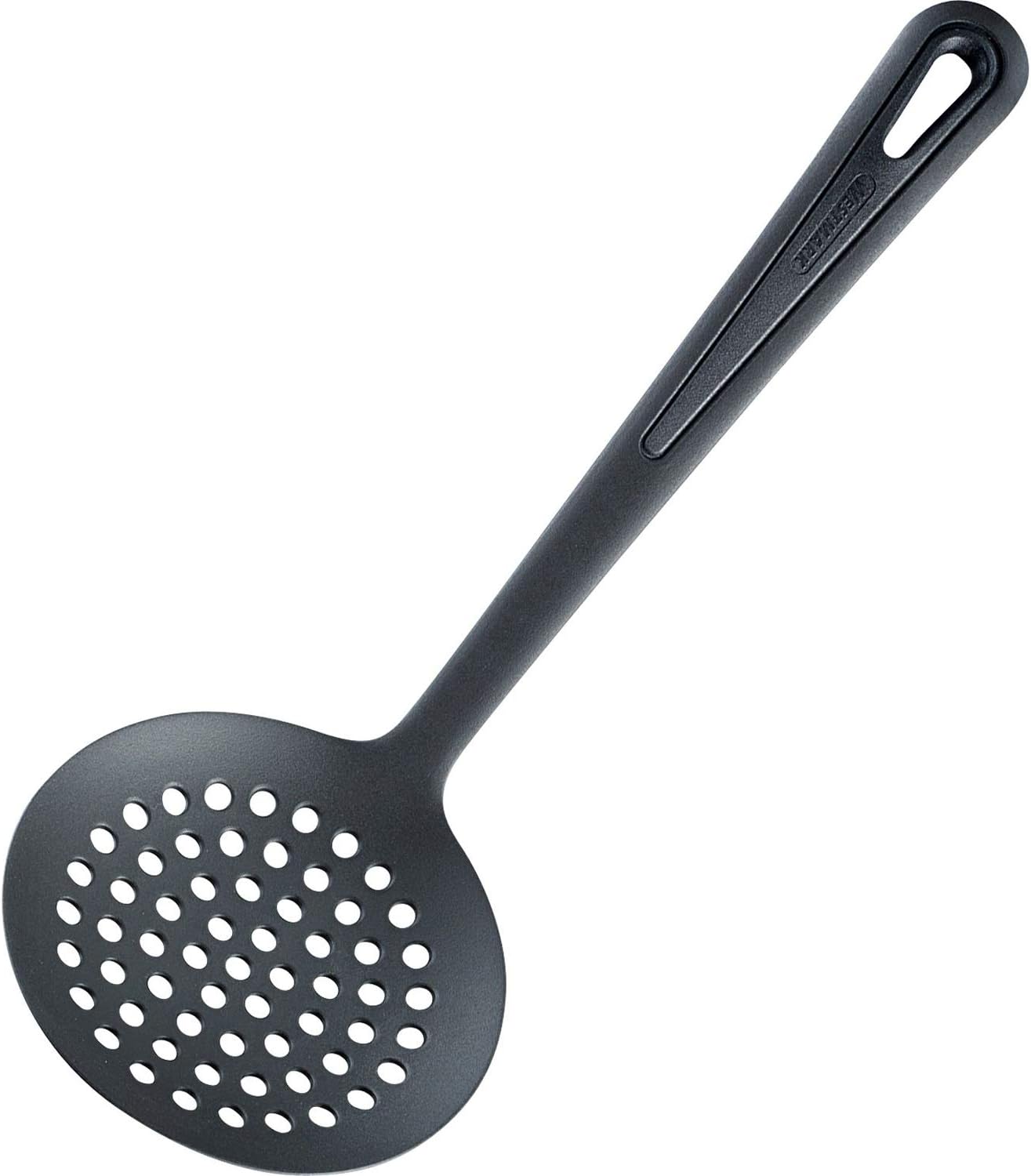 Westmark Schaumlöffel, Hitzebeständig bis 270 °C, PPA, Länge: 32,2 cm, Gentle Plus, Schwarz, 28502275