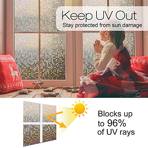 6 RABBITGOO+Privacy+Decorative+Non+Adhesive+Control