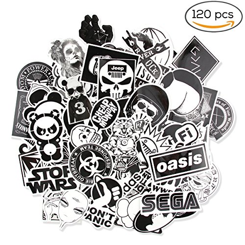 Naisidier Car Decals Vinyl's Bumper Stickers Graffiti Decals for Personalize Laptops, Skateboards, Luggage, Cars, Bumpers, Bikes, Bicycles - Random Sticker Pack (100pcs) - Thumbnail 7