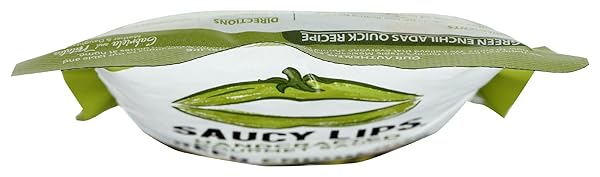 SAUCY LIPS GREEN ENCHILADA SAUCE – TANGY TOMATILLO MEXICAN BLEND, HANDCRAFTED SALSA VERDE, VERSATILE COOKING SAUCE, 8OZ