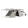IDOOGEN SUV Tent,Versatile Camping Tent, Triple-Expanding,Waterproof, Fits Various Vehicle Types,Ideal for Family Camping and Outdoor Gatherings,Light Grey