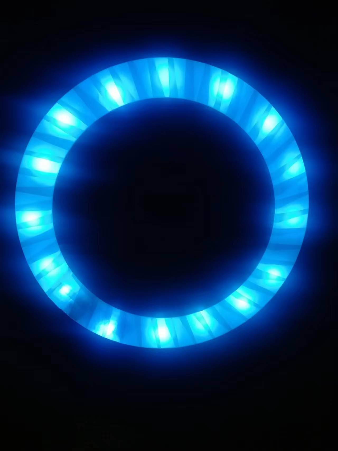 Led Juggling Rings Rechargeable Light Up Juggling Rings Multiple Colors with Charger Set of 3