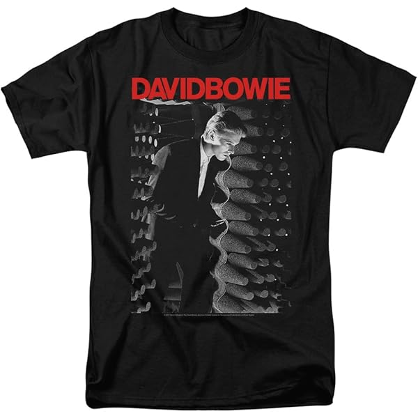 Amazon.com: Popfunk David Bowie Heroes Rock Album T-shirt