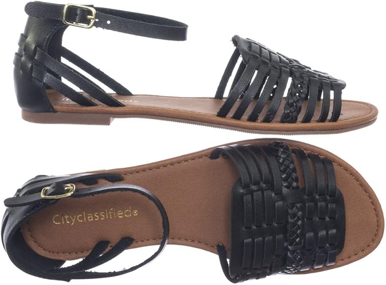 woven open toe sandals