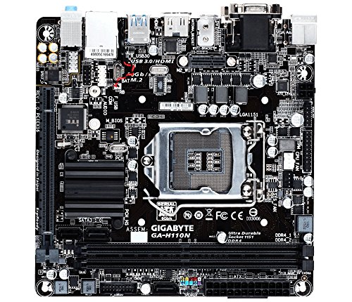 Gigabyte-GAH11N-00-G-Placa-base-H110n-1151-H110-2ddr4-32gb-VgaDviHdmi-Gblan-3sata3-4usb3-Mitx