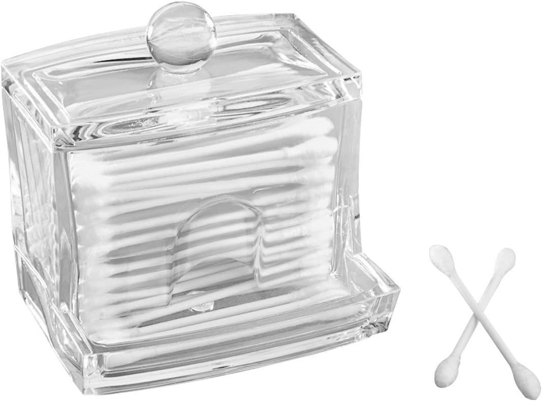 Elegant Cotton Swab Holder and Dispenser