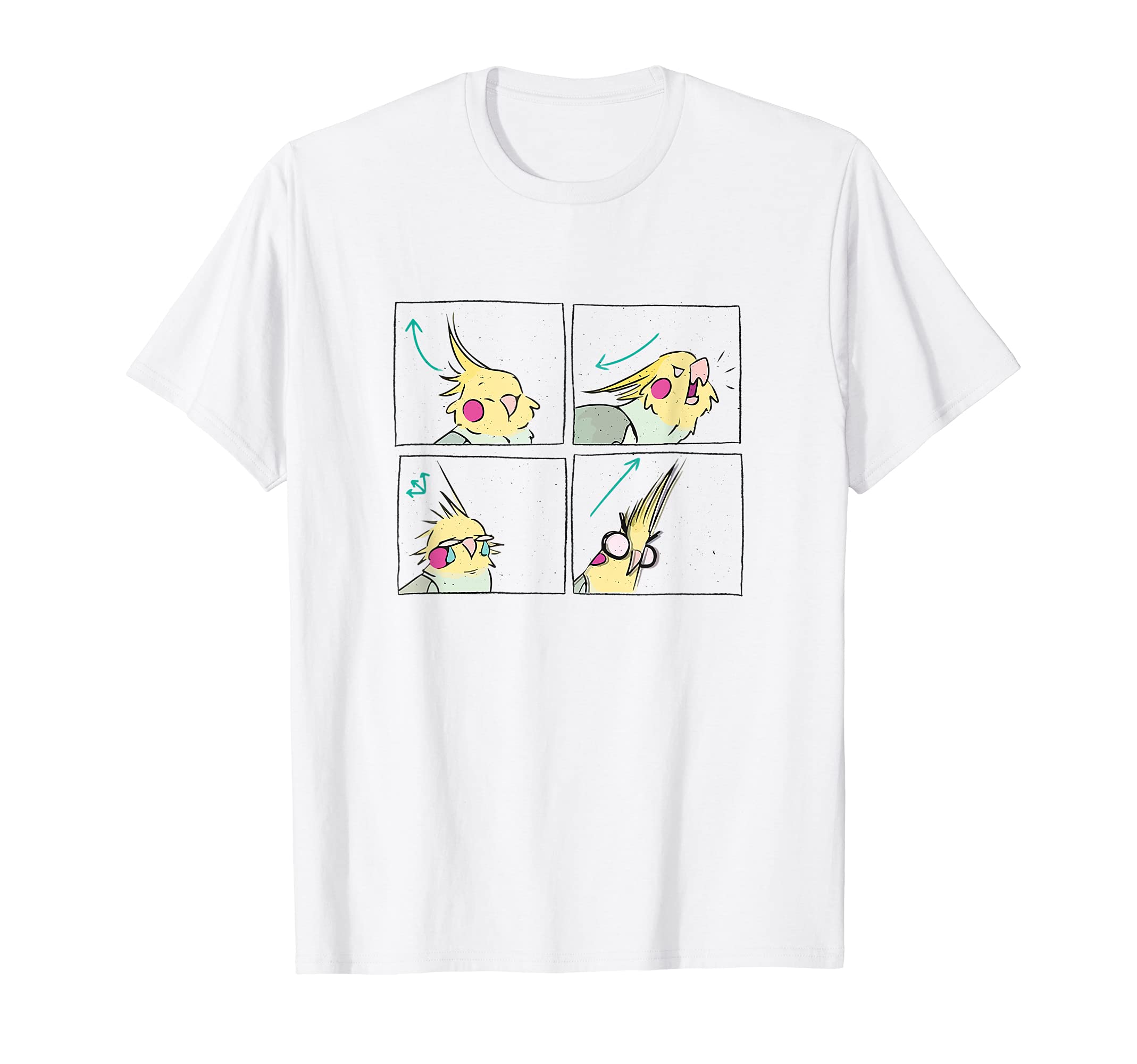 Cockatiel Funny Bird Parrot Meme T-Shirt
