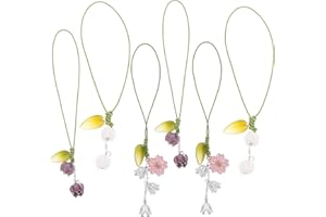 PartyKindom Phone Charm Kawaii, Flower Phone Accessories Charm String Kawaii Phone Charm Hook Cute Phone Charms Aesthetic for Women Girl