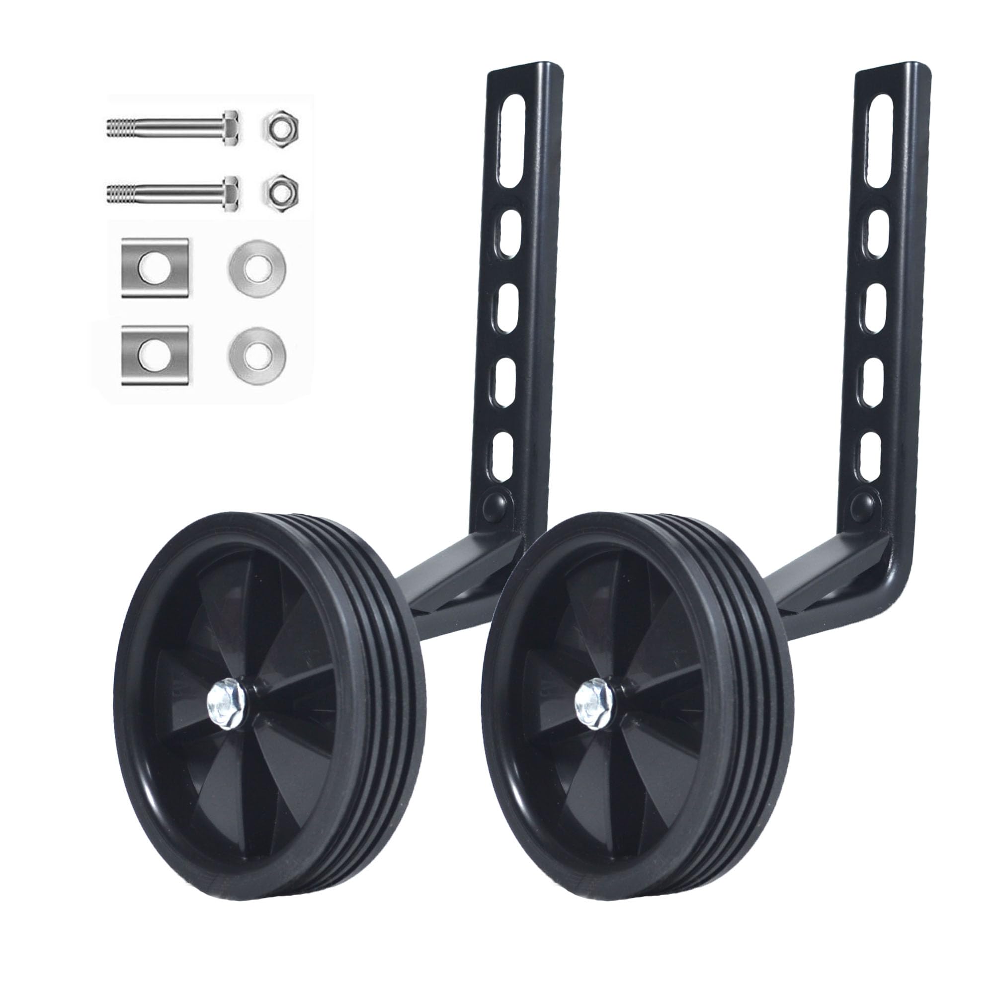Photo 1 of Gugou Training Wheels for 12 14 16 18 20 Inch Kids Bike?Universal Training Wheels are Suitable Single Speed Bicycle(Black)