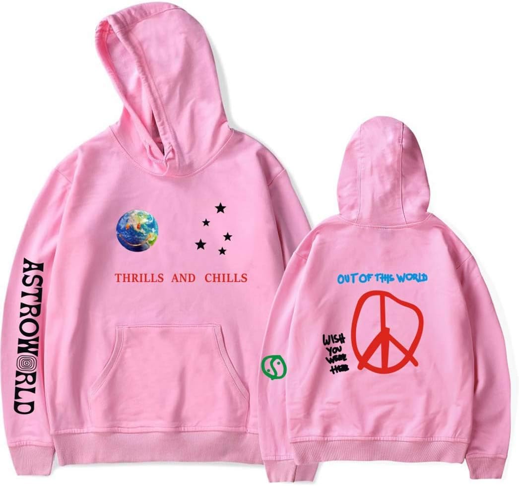 Mens Womens Travis Scott Astroworld Hoodies Wish You were Here Hip Hop Hoodie Sweatshirts Sports Casual Long Sleeve Pullover Top
