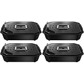 VIVOSUN 4-Pack FlexFeed Self-Watering Pots, Auto Irrigation Fabric Pot Base | Water Meter &amp; Maintenance Window, for Use Indoors in Grow Tents/Outdoors