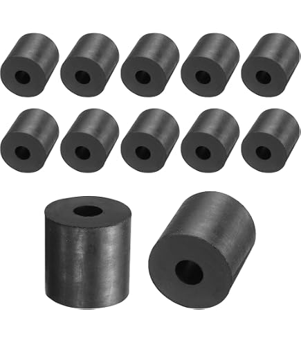 Uxcell 16-Pack Rubber Spacers – 30mm OD X 10mm ID X 8mm, Anti-Vibration Bushings For Home & Auto