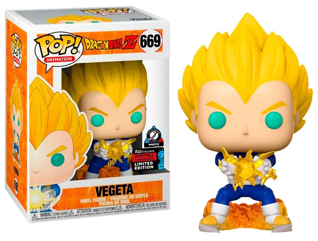 Funko POP! Animation: Dragon Ball-Z - Vegeta (Limited Edition 2019 NYCC) #669 Vinyl Figure