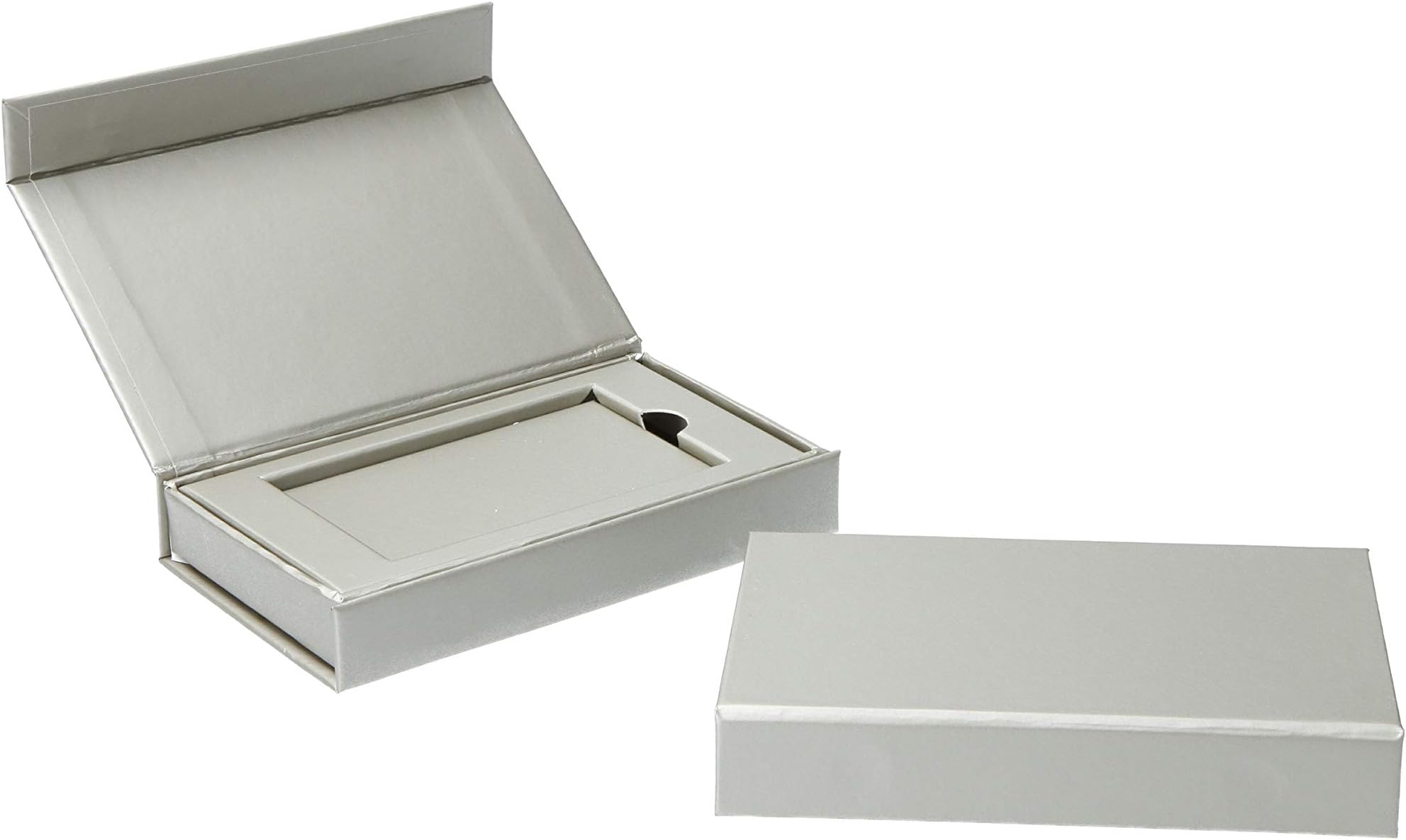 High-quality voucher packaging with magnetic fastener Mit Gutscheineinlage Matte taupe