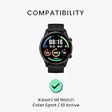 kwmobile 2x Silicone Straps for Xiaomi Watch S4 S3 S1 Active Redmi Watch 5 view 6