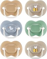 Tommee Tippee Anytime Soothers 18-36m 6 Pack Orthodontic Symmetrical Teat BPA view 1