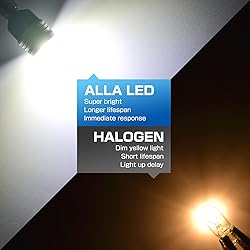 Alla Lighting 4x T10 194 168 LED Bulbs 2825 175