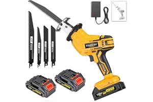 Powerful Lithium - Ion Reciprocating Saw: Perfect for Wood and Metal Cutting (Battery2 + Practical Accessories)