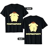 Pompompurin Character Front and Back T-Shirt Small