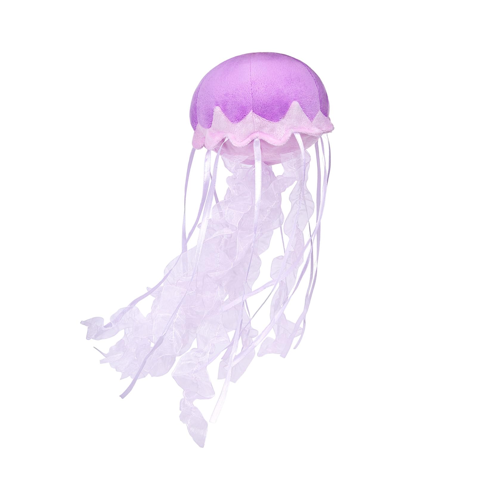 Lilizzhoumax Simulation Jellyfish Plush Toy 15cm/6", Realistic Stuffed Animal, Cute Hangable, Super Soft Sea Animal Home Decoration Toy