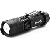 UltraFire 7w 300lm Mini Cree Led Flashlight Torch Adjustable Focus Zoom Light Lamp