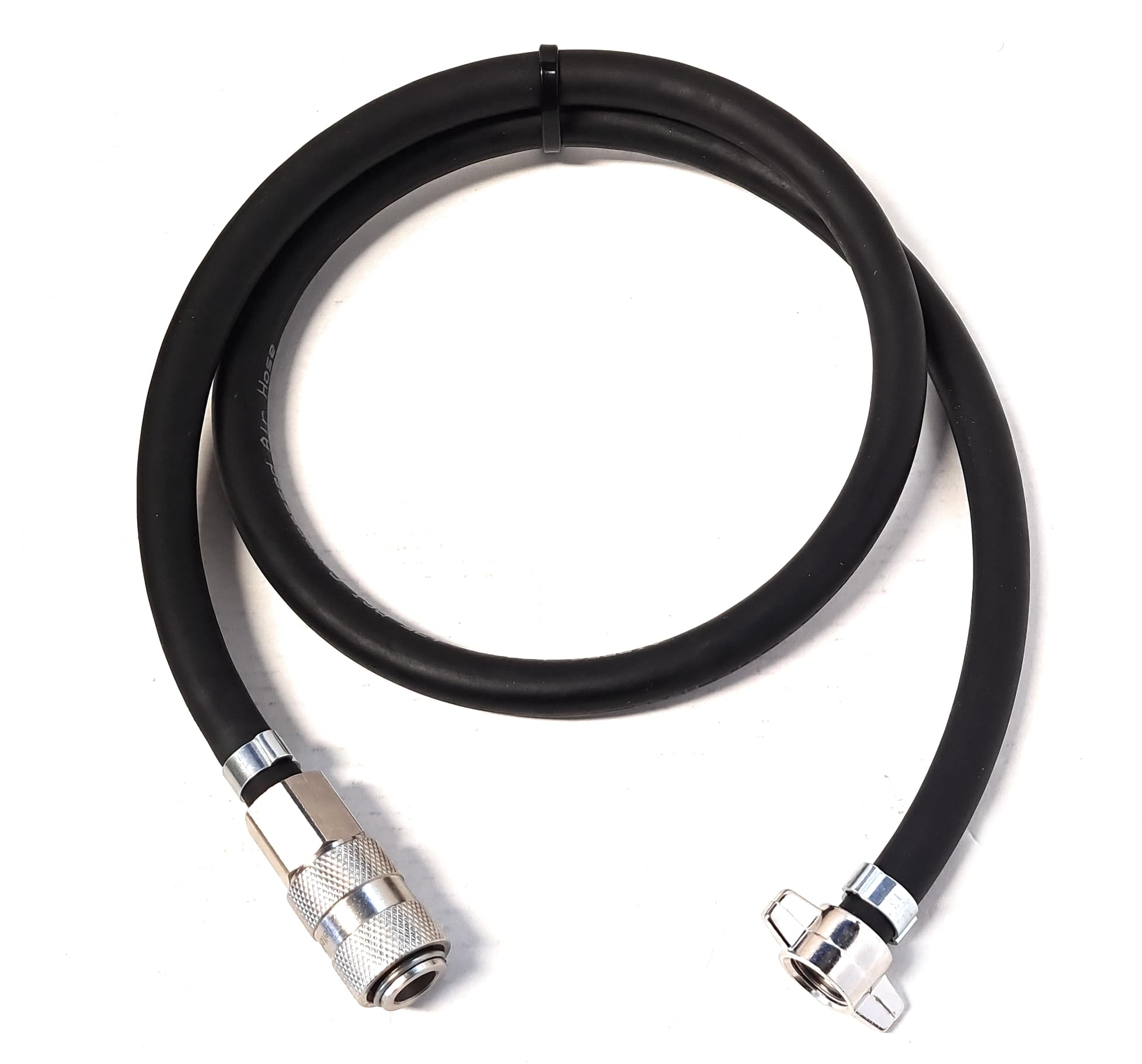 1 MTR HGV Air-Tank/Test Point Air Inflator Hose to Male or Female Connector (Female Connector)