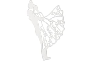 HIAKDOFT Wedding Bride Groom Metal Cutting Die Carbon Steel DIY Craft Embossing Stencil for Wedding Dress