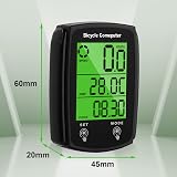 URAQT Bike Computer 19 Functions IP54 Waterproof GPS Backlit Touch Screen view 2