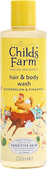 Childs Farm Kids Hair & Body Wash 250ml Watermelon Pineapple Dry Sensitive