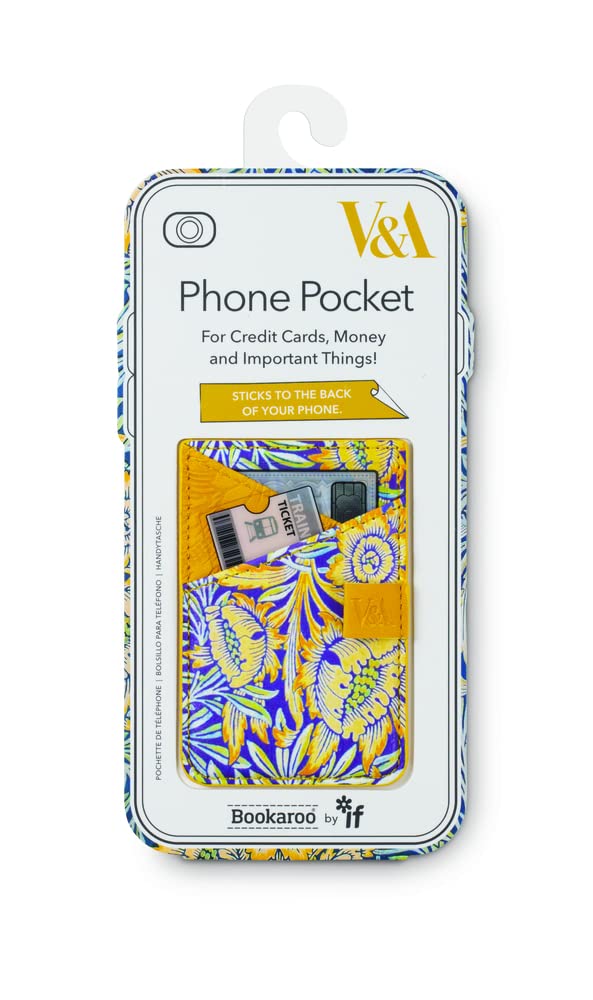 IF V & A Bookaroo Phone Pocket Morris Tulip & Willow