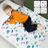 Hygge Sheets® Potty Training Pee Pads for Kids, Toddlers - 100% Waterproof, Non Slip Bed Wetting Pad for Twin Beds - Washable, Reusable Mattress & Sheet Protector - Dinosaur