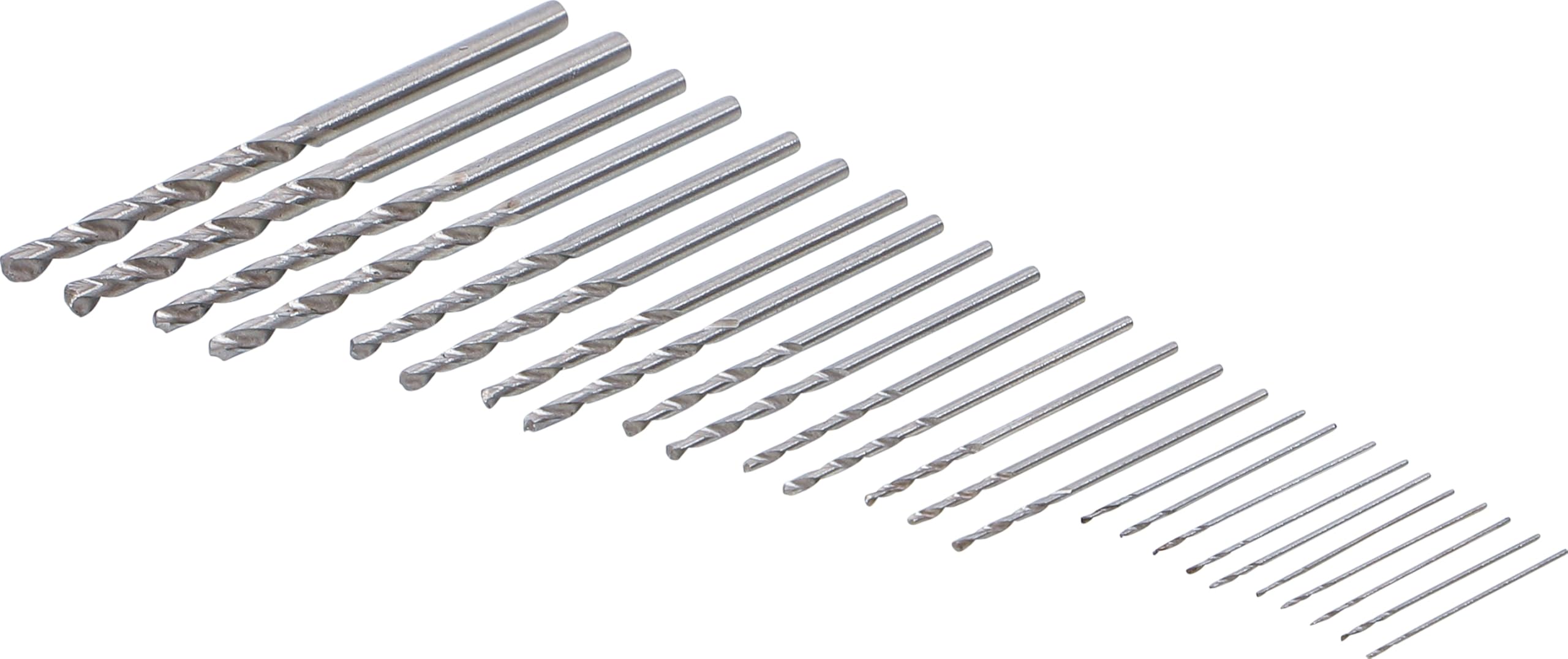 BGS 2023 | HSS Mini Drill Set | 0.5 - 3.0 mm | 25 pcs.