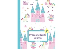 Draw and Write Journal: Grades K-2: Primary Composition Half Page Lined Paper with Drawing Space (8.5" x 11" Notebook), Learn To Write and Draw Journal