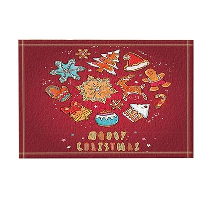 15 7x23 6in Non Slip Doormat Floor Entryways Indoor Front Door Mat Bathroom Accessories Nymb Christmas Decor Reindeer With Gingerbread Man For Kids Bath Rugs Kids Bath Mat Brigs Com