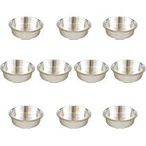 10 Pack Stainless Steel Poker Table Cup Holders - Regular Size, Rust-Proof Drop-In Design