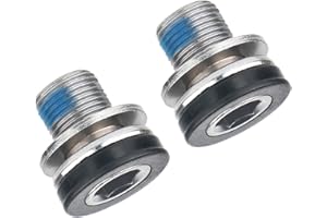 2Pcs Bike Hexagonal Crank Arm Fixing Bolts Replacement Bike Crankset Bolts Capless Bottom Bracket Screws Bicycles Crank Screw