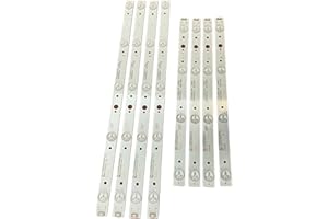 8pcs/Set LED Strip Fit for LG 43UG620V 43UJ620V 43UJ6200 CRH-A4330300104L6CNRev1.0 CRH-A4330300105R6CNRev1.0 A4330300105R74CR