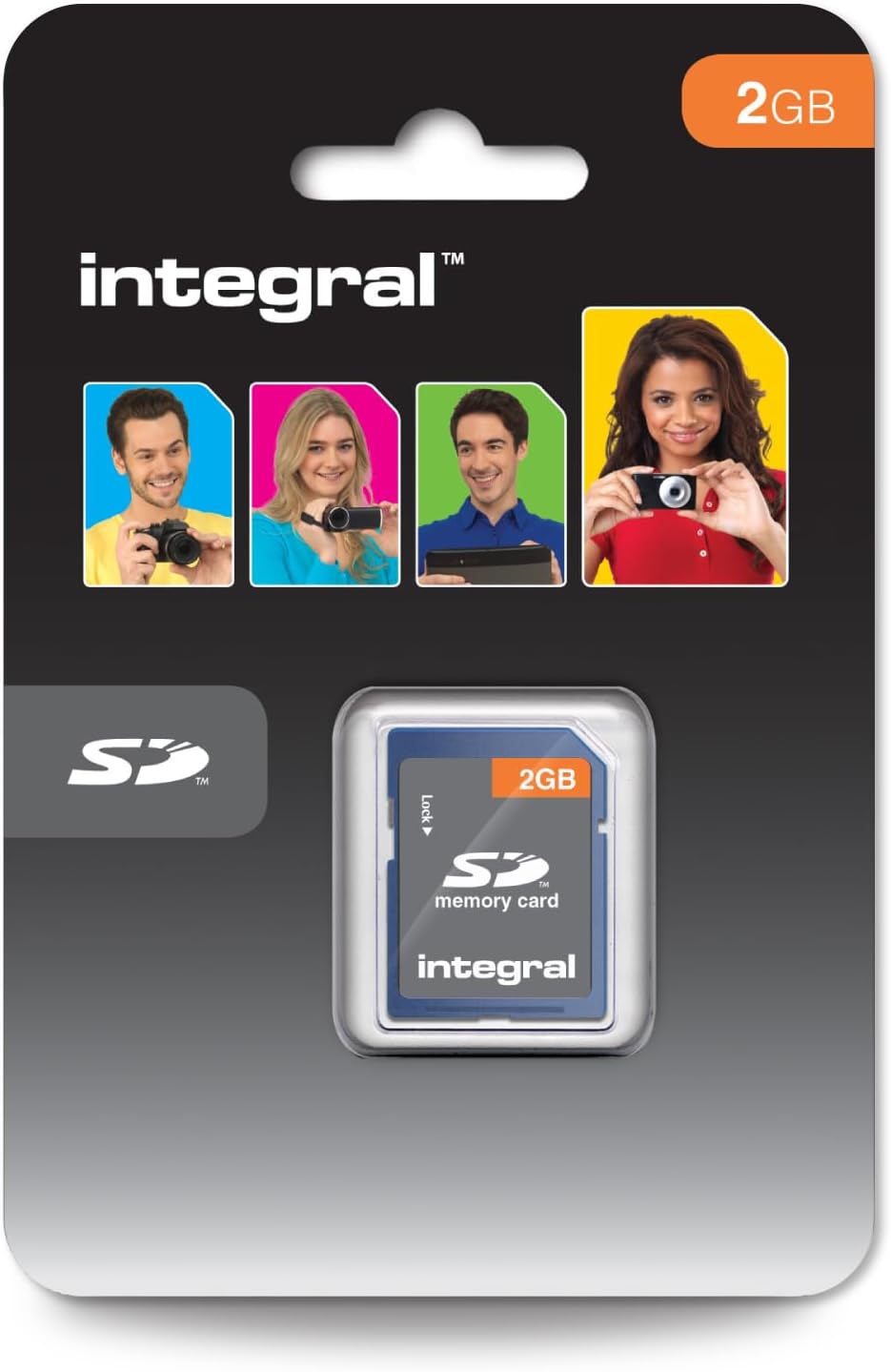 Integral 2GB SD Memory Card Secure Digital Compatible for Cameras MP3 Players