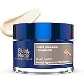 Blue Nectar Daily Moisturizer for Face for Women | Authentic Sandalwood, Turmeric & Manjistha Hydrating Day & Night Cream for Face (13 Herbs, 1.7 Oz)