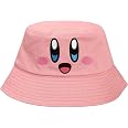 Bioworld Felpa Uomo Kirby Happy Big Face - Rosa Culla Con Cappuccio E Tasca Frontale - 3