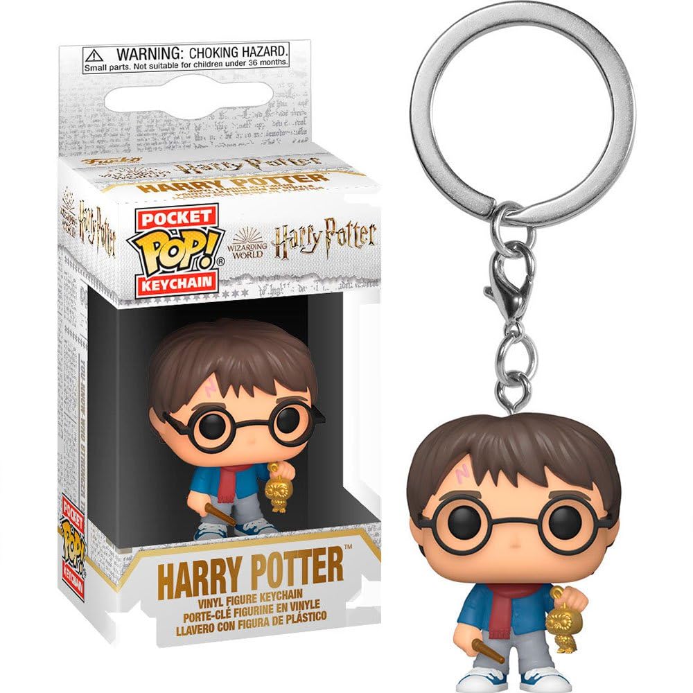 Funko POP! Keychain Holiday - Harry Potter 1 - Collectable Vinyl Mini Figure Novelty Keyring - Stocking Filler - Gift Idea - Official Merchandise - Movies Fans - Minifigure