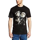 The Mountain Men's Three Wolf Moon Short Sleeve Tee