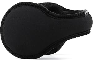 Hpegny Adult ear muffs warm plush earmuffs lightweight foldable ear muffs winter women men…